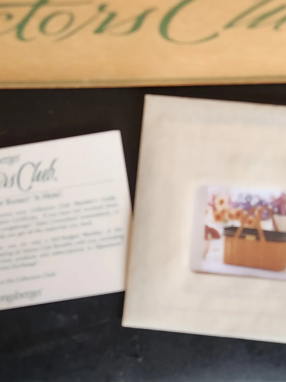 Longaberger Collector Club 2003 Second Edition Charter Membership Combo Basket